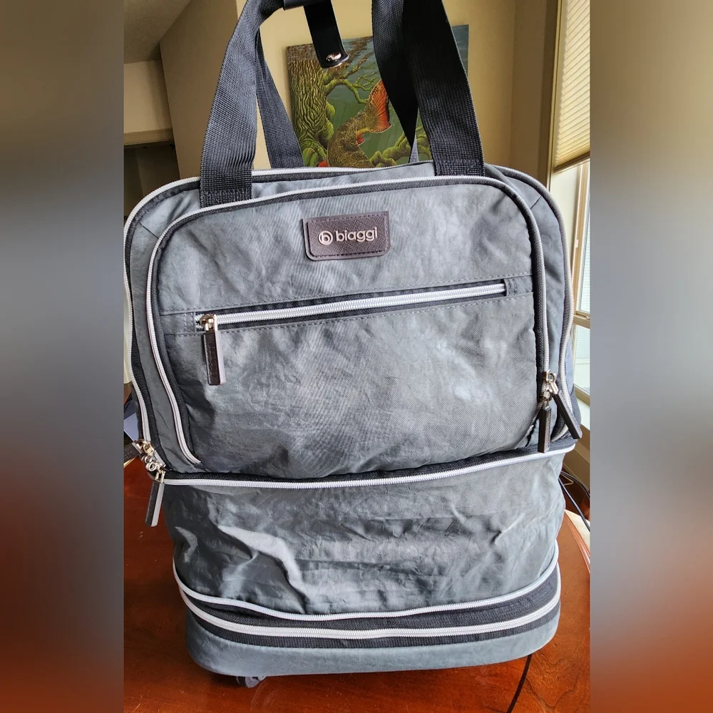 Biaggi Zipsak Boost! Expandable Roller Bag Underseat Carry-On - Picture 4 of 8
